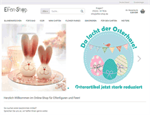 Tablet Screenshot of elfen-shop.de